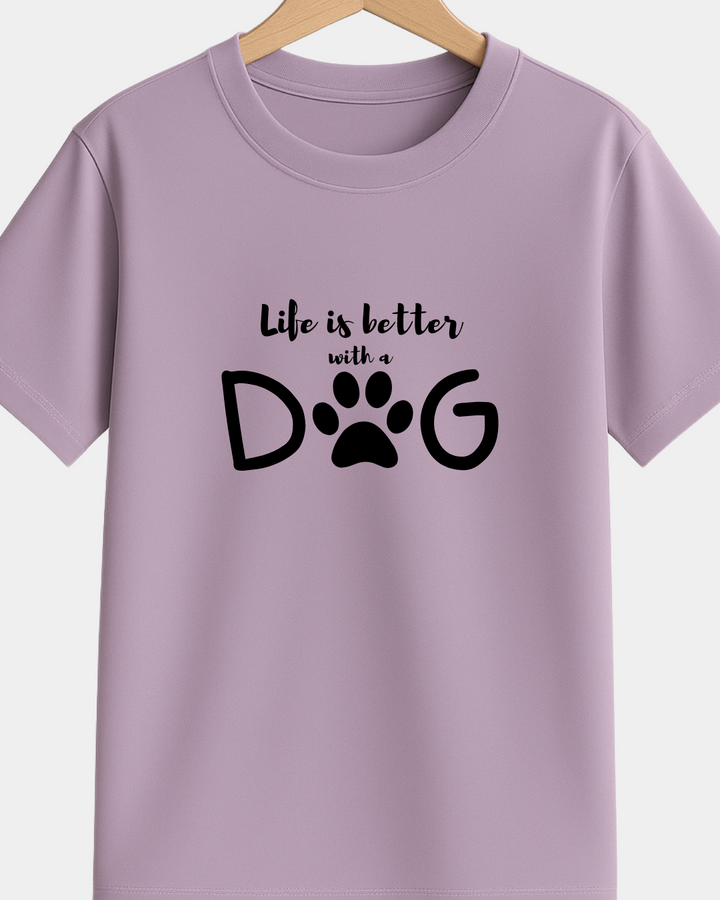 Life Is Better With a Dog T-shirt – Custom from Glamlittles