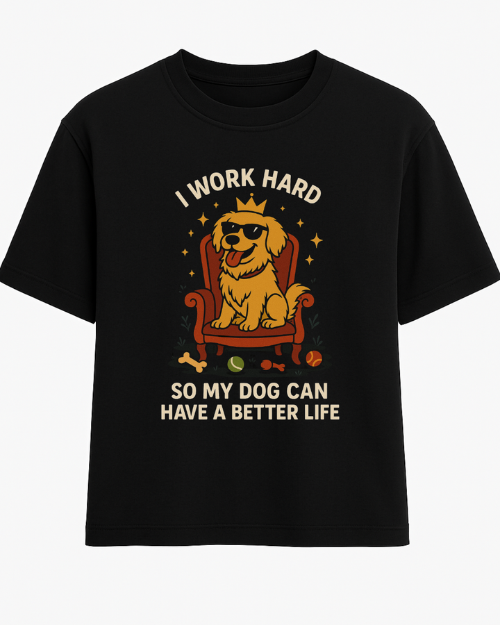 Funny Dog Lover Oversized T-Shirt – Custom from Glamlittles