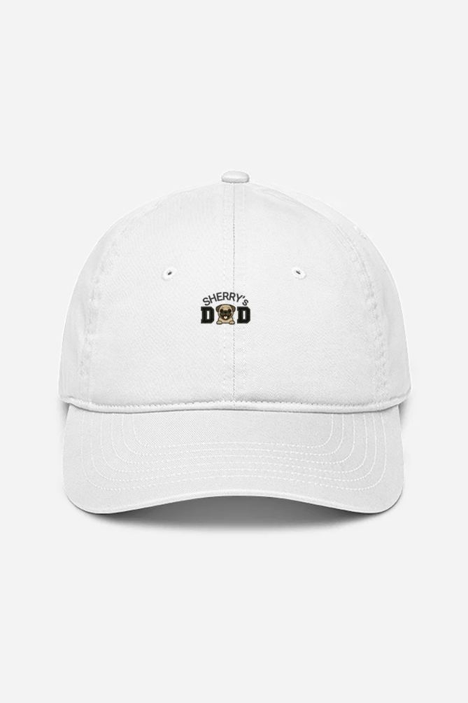 Pug Embroidered Dad Cap: Wherever You go I Follow !!! – Custom from Glamlittles