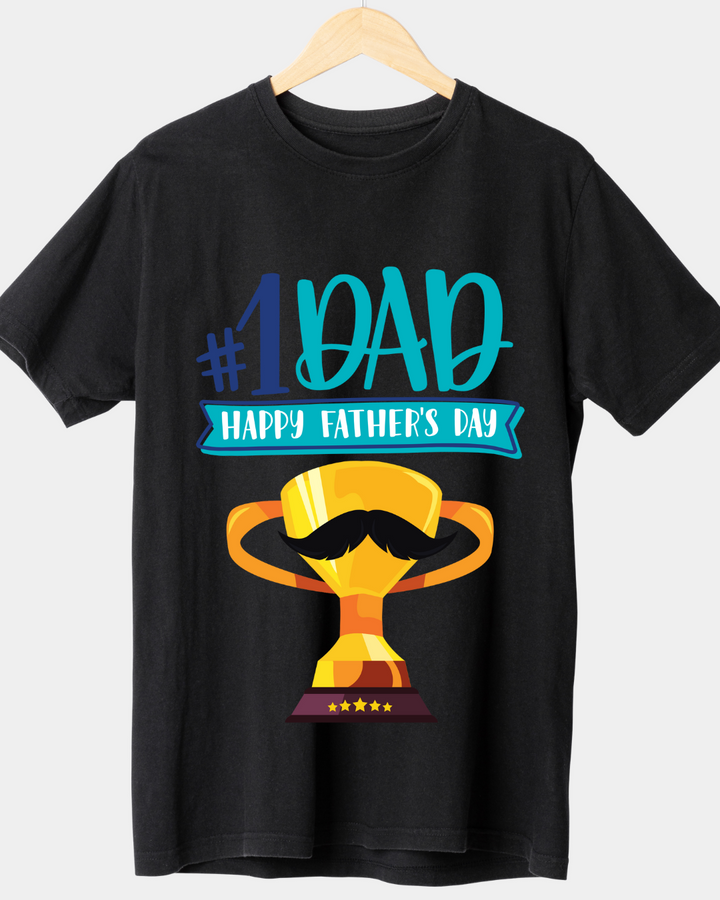 Dad No.1 T-shirt – Custom from Glamlittles