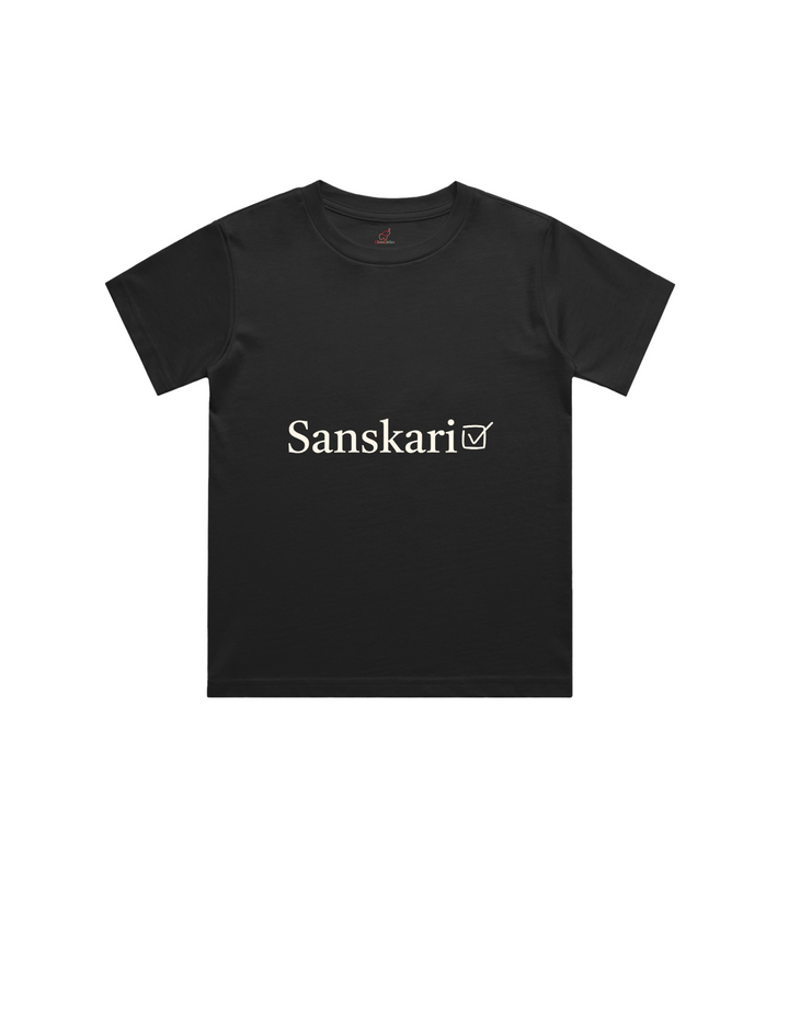 Sanskari Tee – Custom from Glamlittles