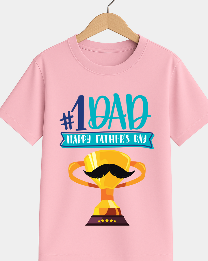 Dad No.1 T-shirt – Custom from Glamlittles