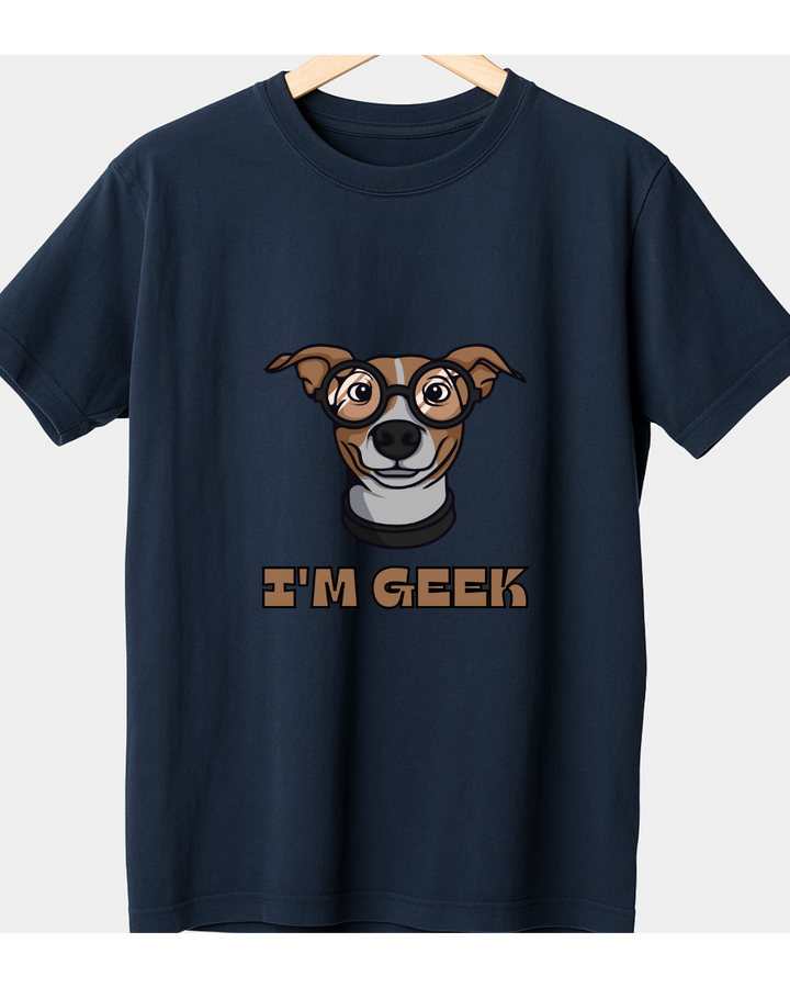 Dog - I am Geek Oversized T-Shirt – Custom from Glamlittles