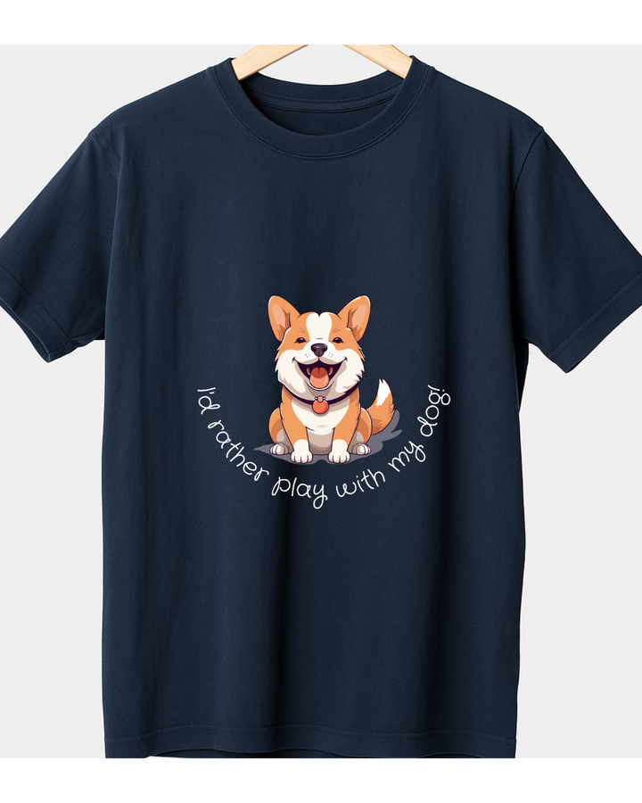 Play with My Dog Oversized T-shirt – Custom from Glamlittles