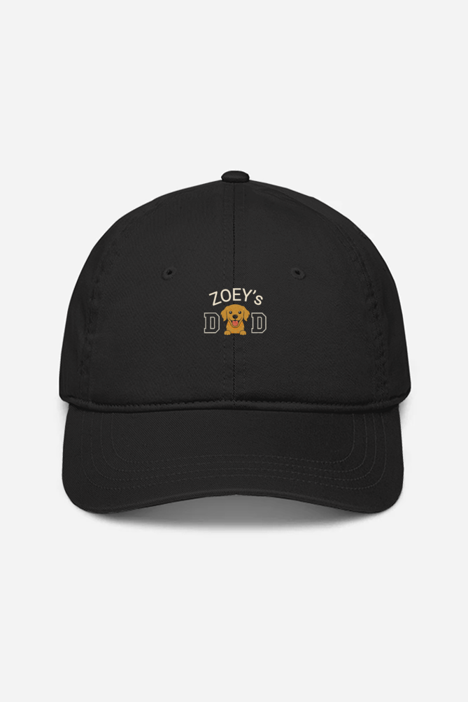 Pug Embroidered Dad Cap – Custom Dog Name Baseball Hat – Custom from Glamlittles