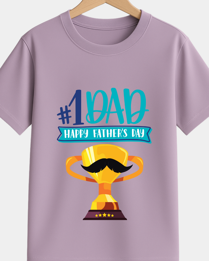 Dad No.1 T-shirt – Custom from Glamlittles