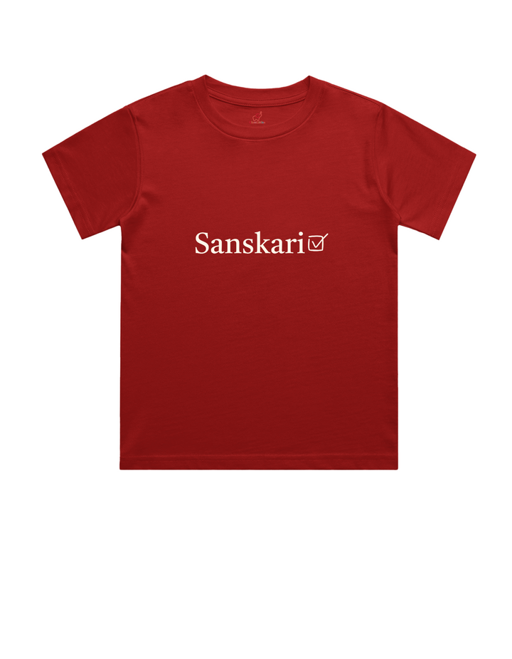 Sanskari Tee – Custom from Glamlittles