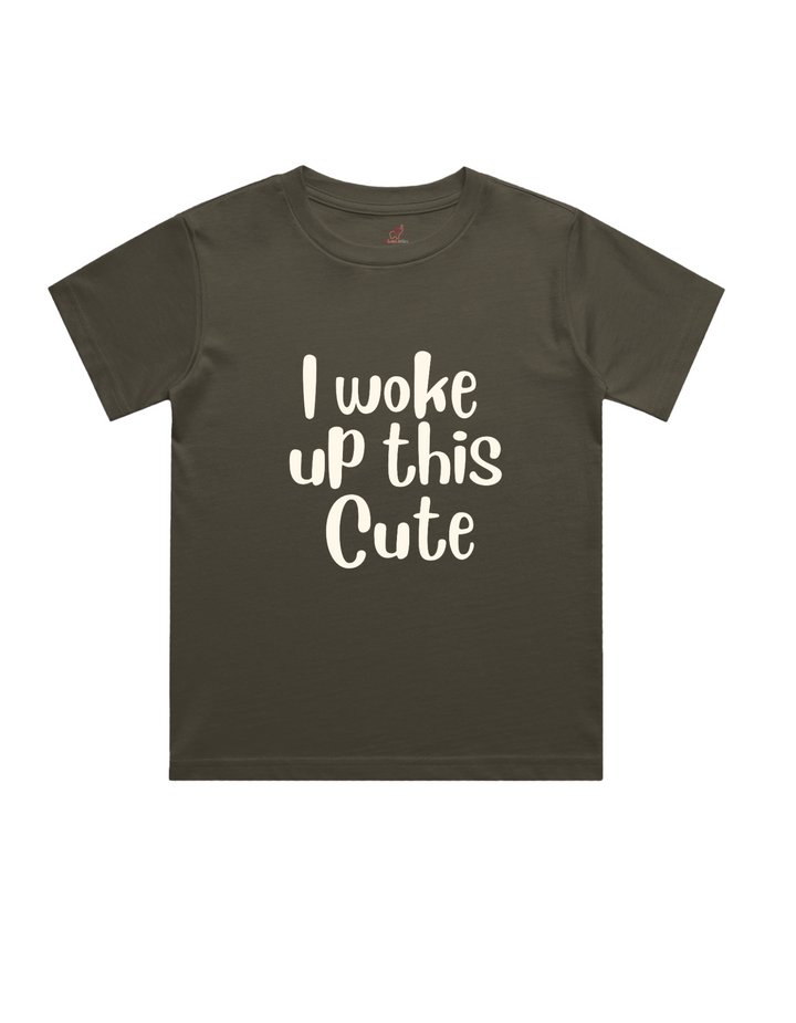 Woke Up this cute - T-shirt – Custom from Glamlittles