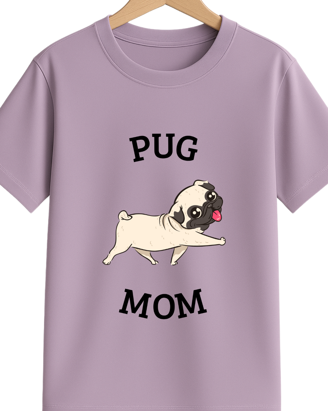 Pug Mom T-shirt – Custom from Glamlittles