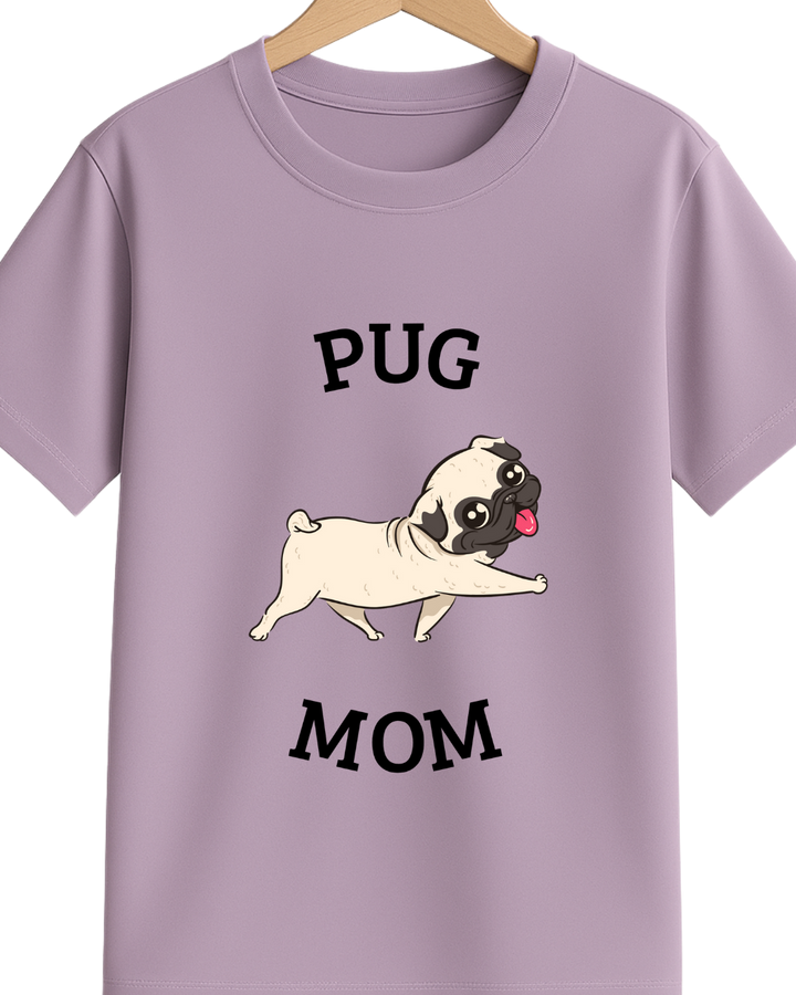 Pug Mom T-shirt – Custom from Glamlittles