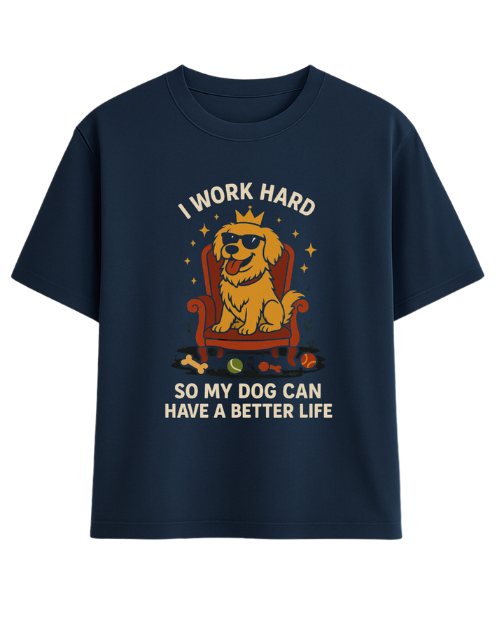 Funny Dog Lover Oversized T-Shirt – Custom from Glamlittles
