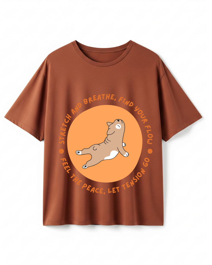 Oversized Paw Stretch T-shirt – Custom from Glamlittles