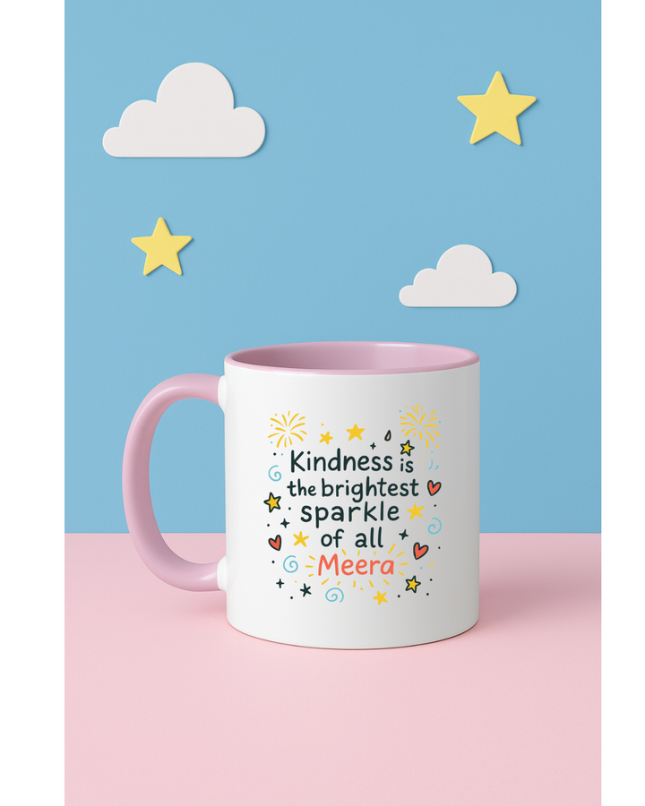 š Personalized Diwali Mug ā āKindness is the Brightest Sparkleā