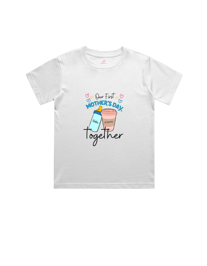 Our First Mother’s Day Together – Matching Mom & Baby T-Shirt Set – Custom from Glamlittles