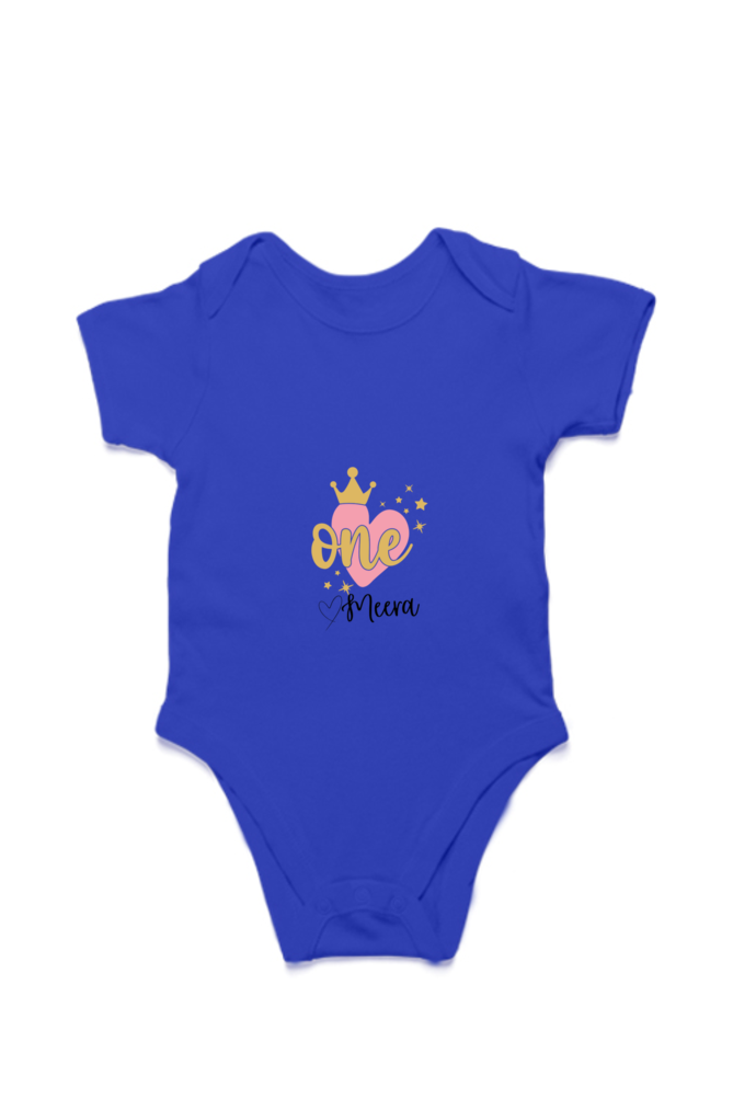 One Year Milestone Baby Romper – Custom from Glamlittles
