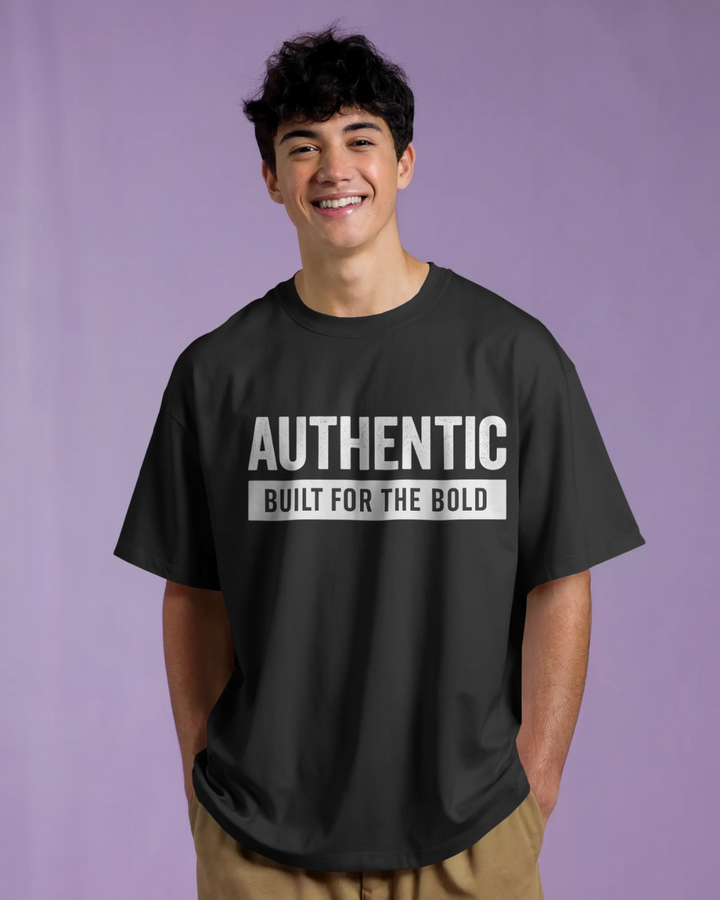 Authentic Oversized Unisex Terry T-Shirt – Built for the Bold