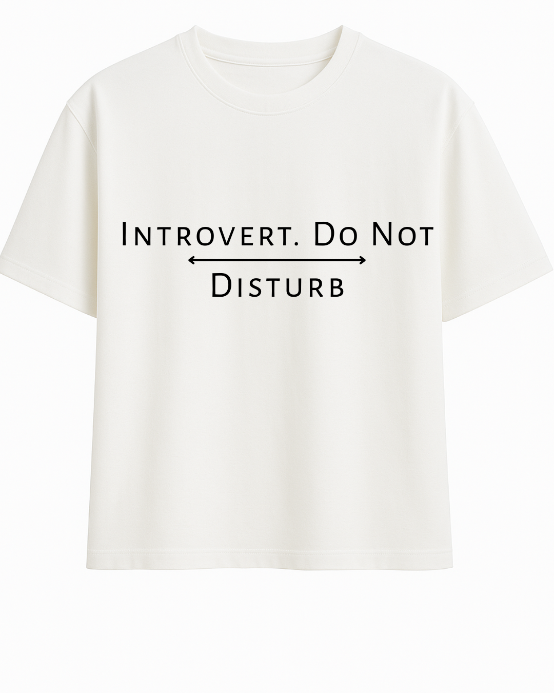 Minimalist - Introvert Oversized T-Shirt – Custom from Glamlittles
