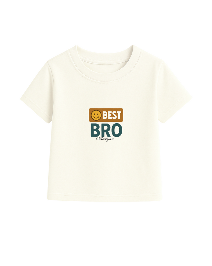 Custom BEST BRO & BEST SIS Rakhi T-Shirt Combo – Personalized Sibling Tees