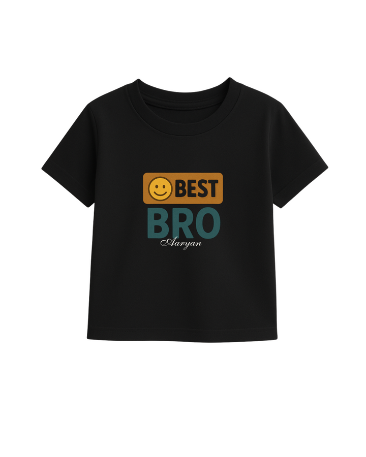 Custom BEST BRO & BEST SIS Rakhi T-Shirt Combo – Personalized Sibling Tees