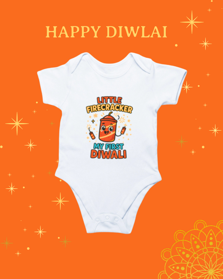 My First Diwali Romper for Babies & Toddlers | Little Firecracker