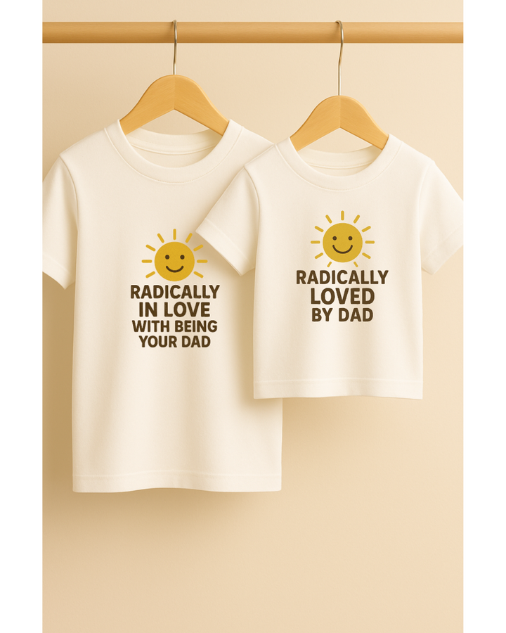 Radically Loved - Adorable Matching Dad & Me Outfits for Father's Day & Beyond – Custom from Glamlittles