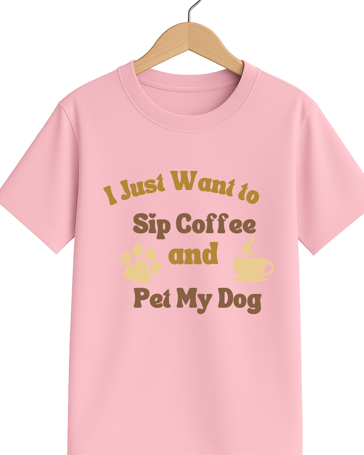 Coffee and Pet T-shirt – Custom from Glamlittles
