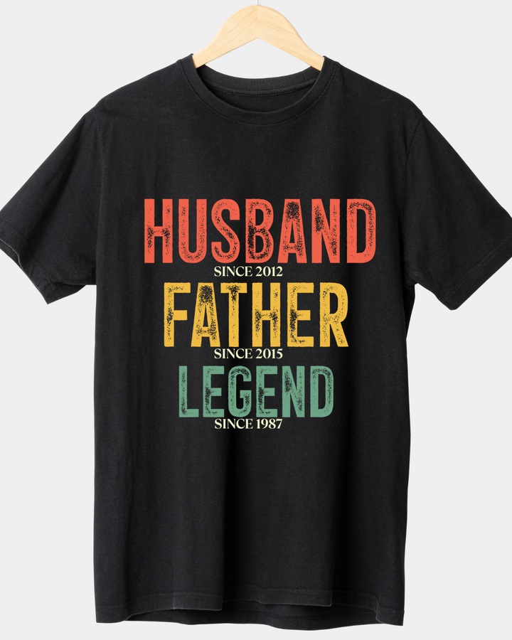 Dad Est T-Shirt – Custom from Glamlittles