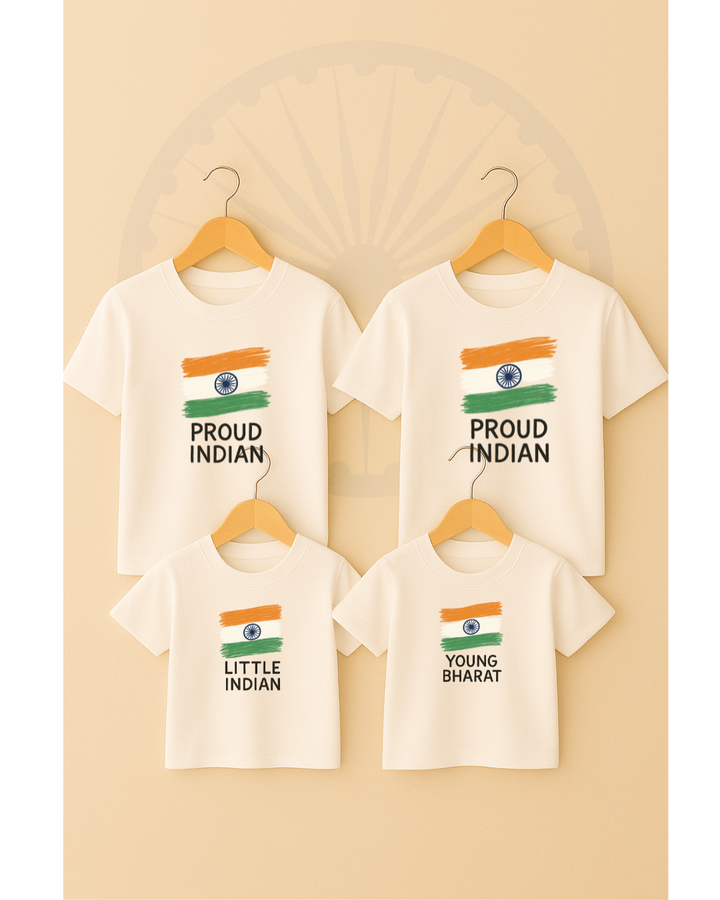 Proud Indian Kids & Family T-Shirts – Independence Day Special