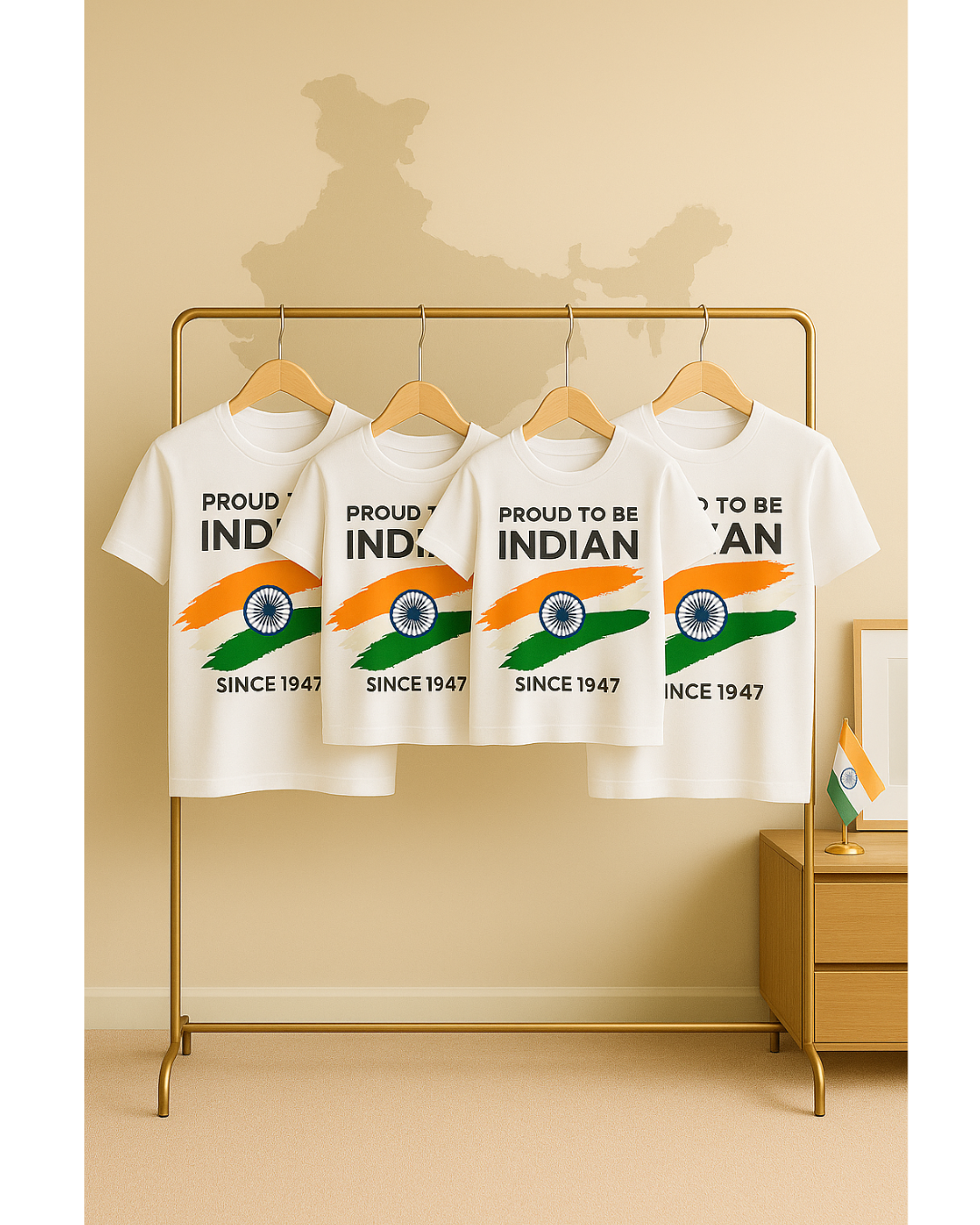 Proud to Be Indian – Matching T-Shirts for the Whole Family