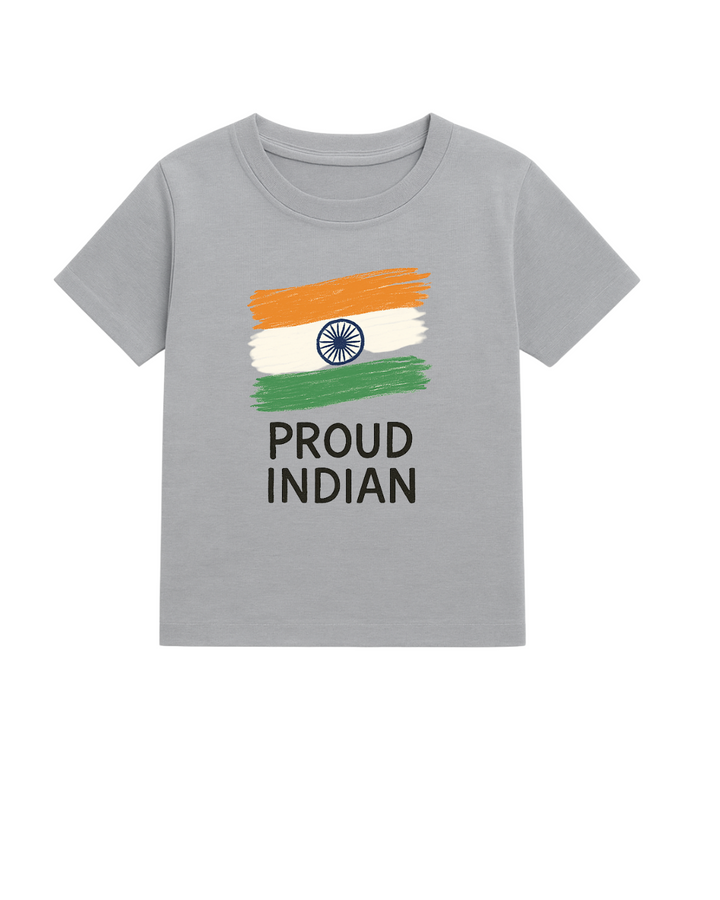 Proud Indian Kid – Custom Independence Day T-Shirt
