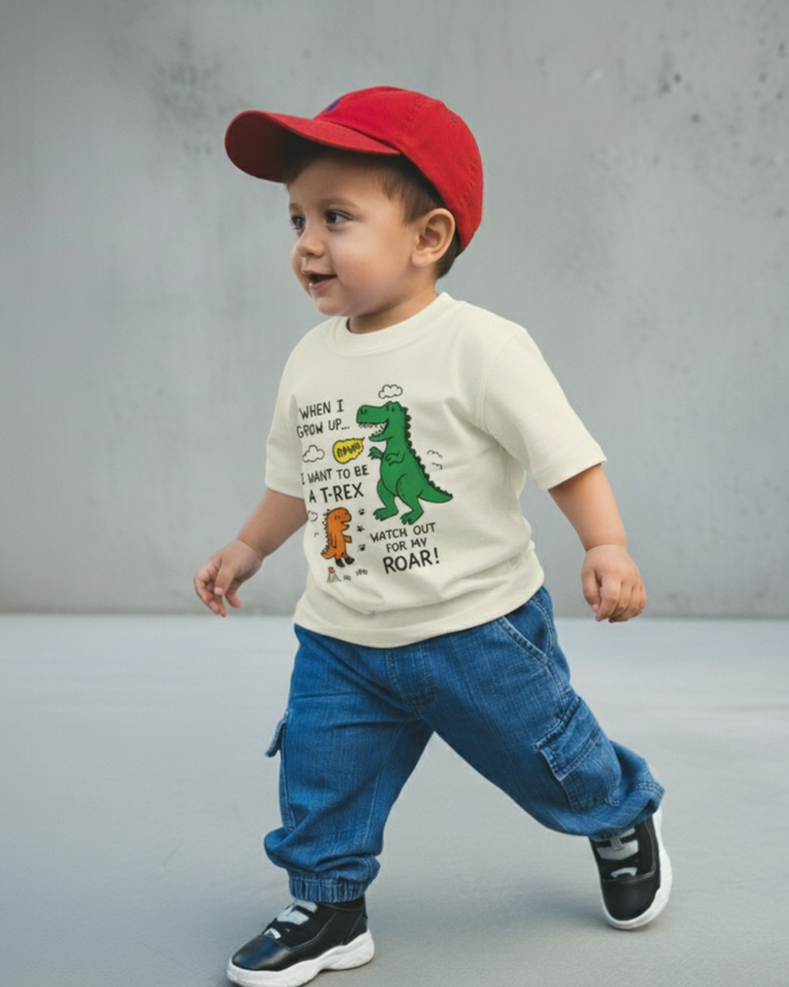 Cute Dinosaur “Watch Out for My Roar” Tee