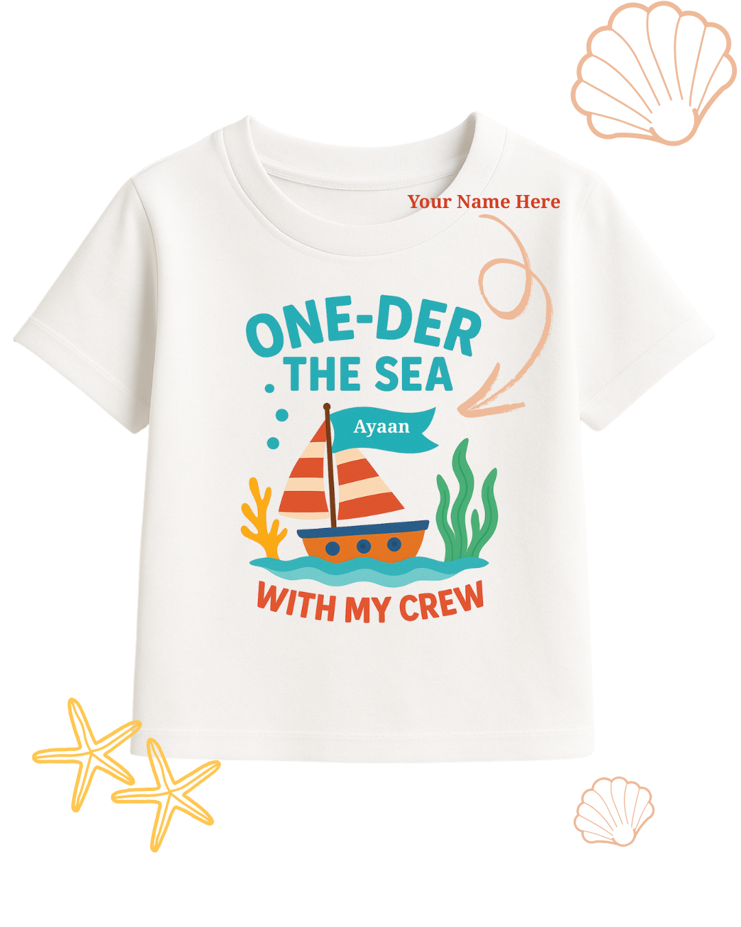 Sailor Themed 1st Birthday Party or Trip Family T-Shirts | Custom Birthday Trip Outfits