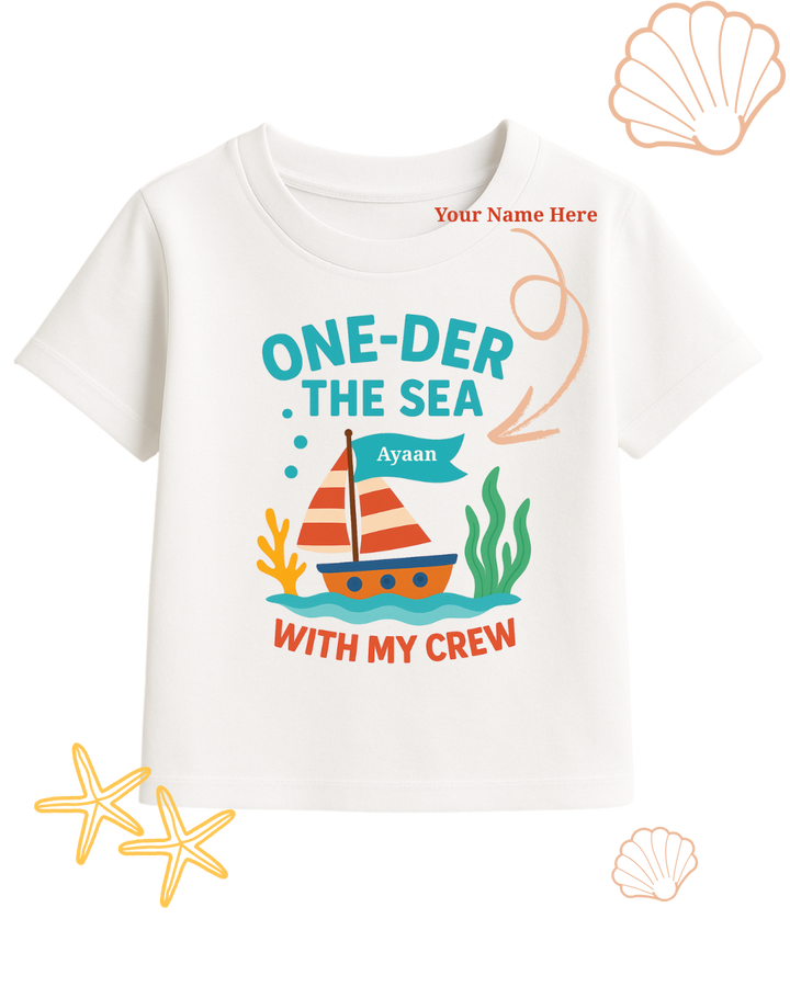 Sailor Themed 1st Birthday Party or Trip Family T-Shirts | Custom Birthday Trip Outfits
