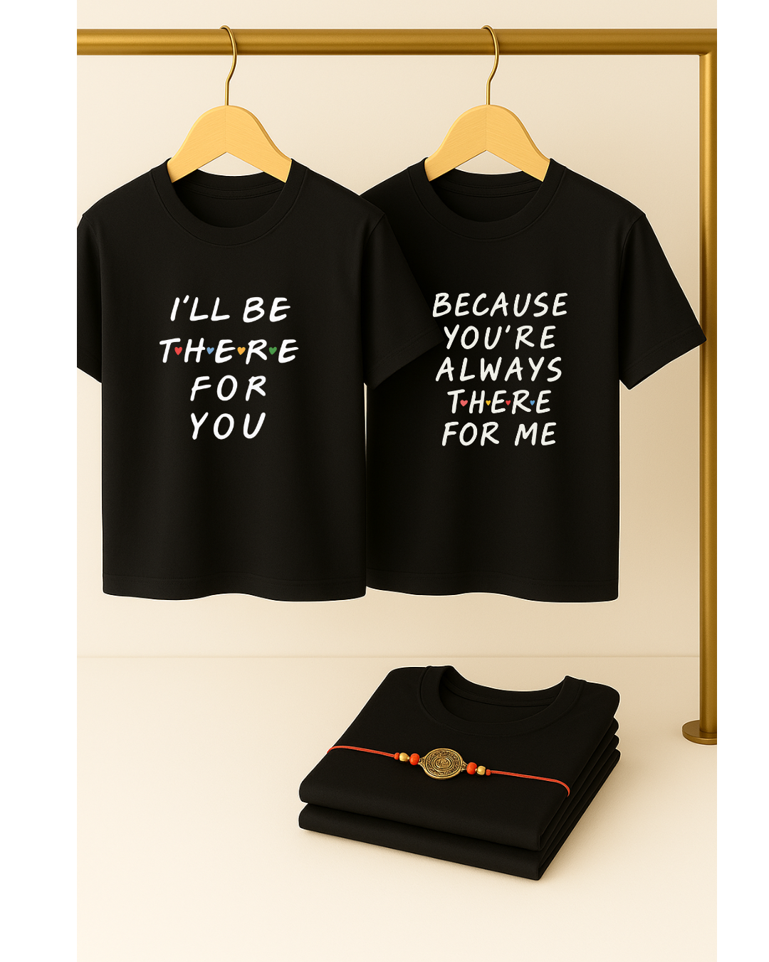 Sibling Rakhi T-Shirt Set – Perfect Gift for Brothers & Sisters