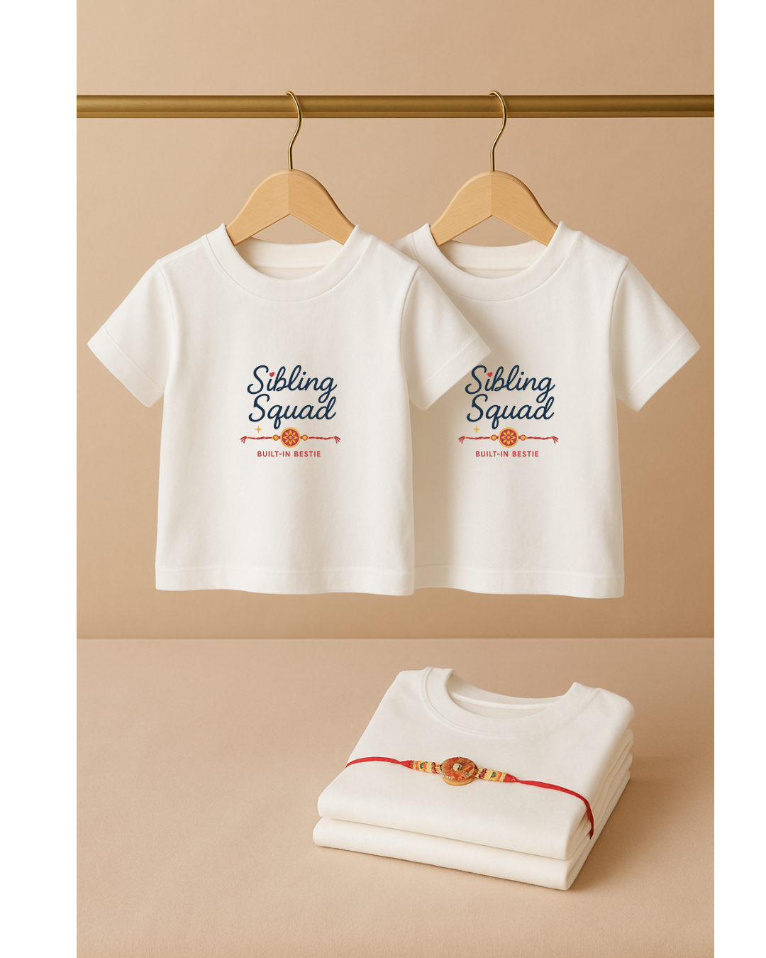 Sibling Squad – Rakhi Matching T-Shirts for Kids