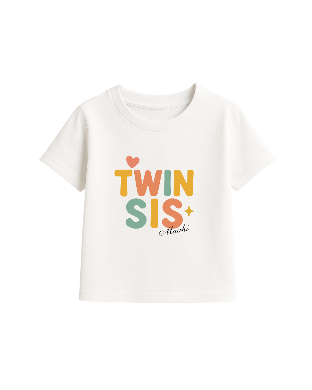 Twin Sis – Personalized Matching T-Shirt Set for Rakhi