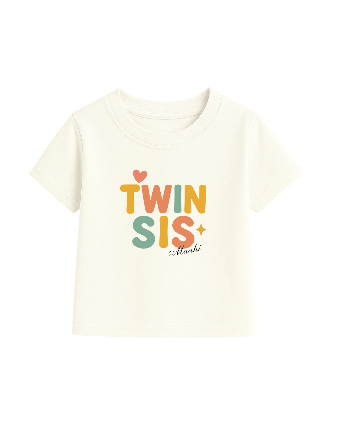 Twin Sis – Personalized Matching T-Shirt Set for Rakhi