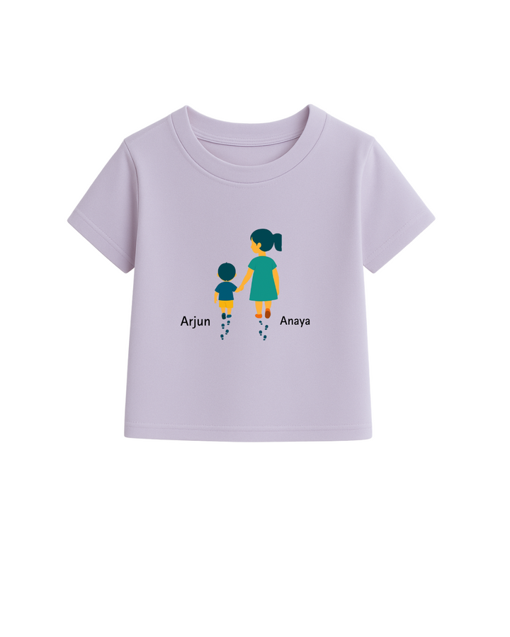 Personalized Big Sister & Little Brother T-shirt Set – Rakhi Special