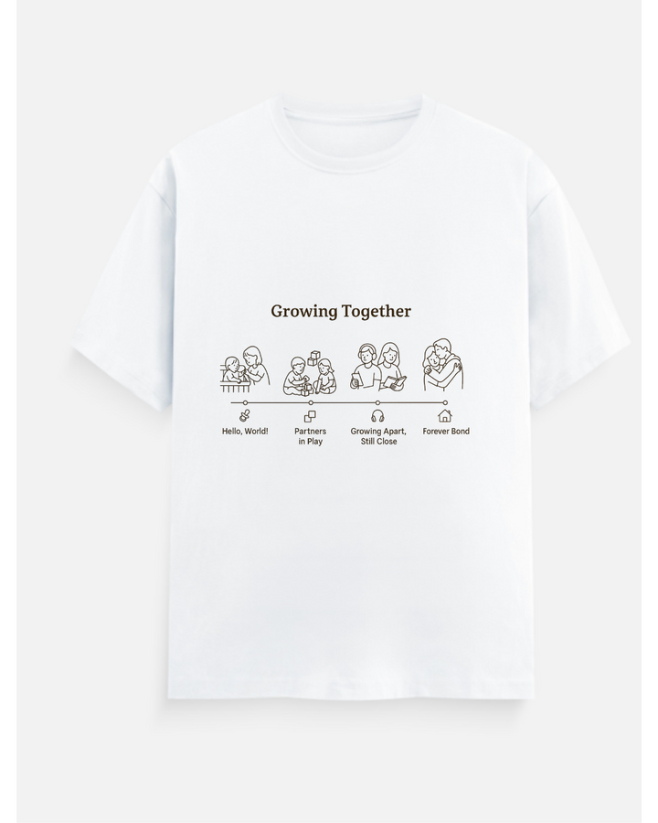 Growing Together – Sibling Bond Rakhi T-Shirt Set