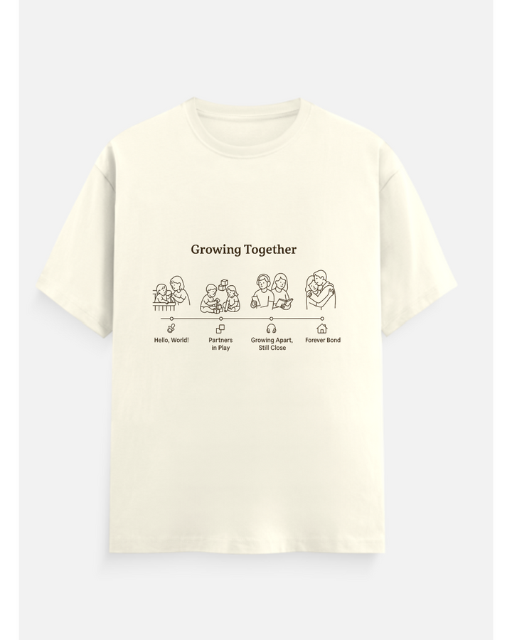 Growing Together – Sibling Bond Rakhi T-Shirt Set