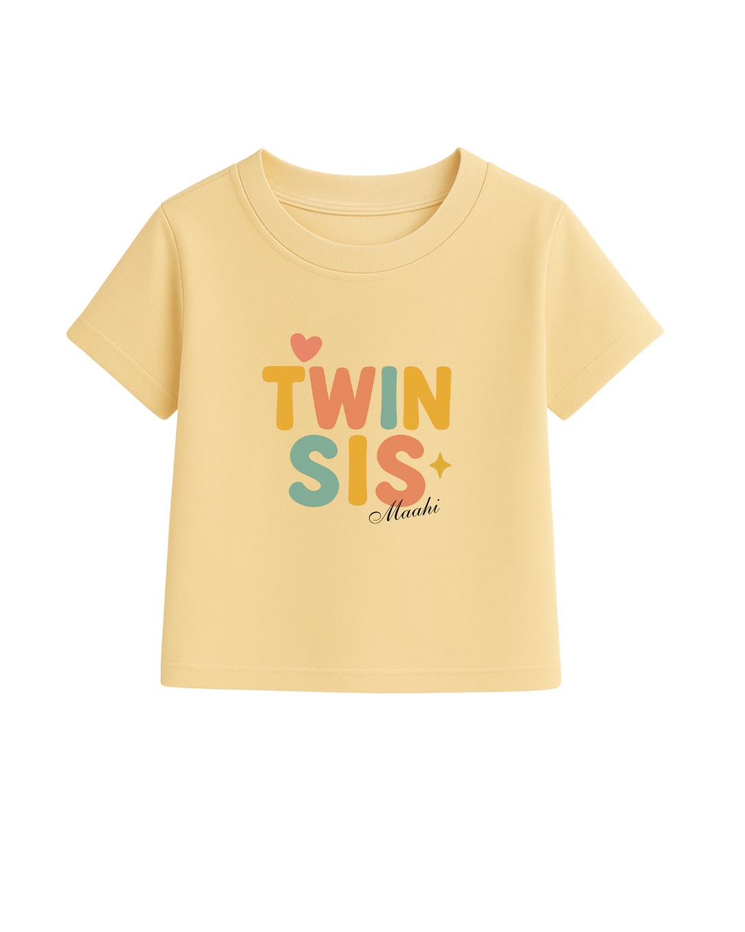 Twin Sis – Personalized Matching T-Shirt Set for Rakhi