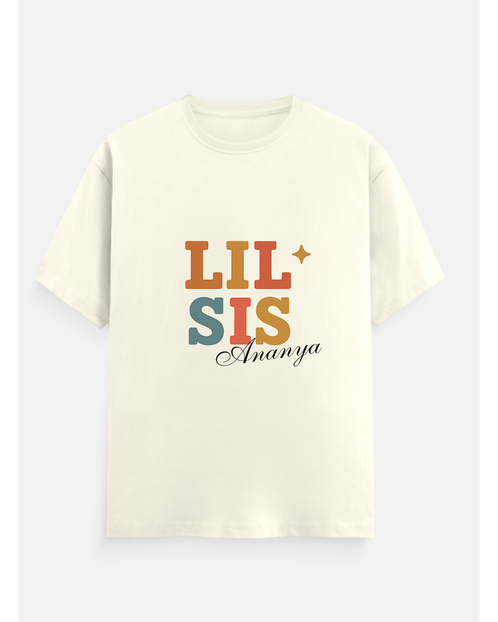 Personalized Adult Sibling T-Shirt Set – Custom Rakhi Matching Combo