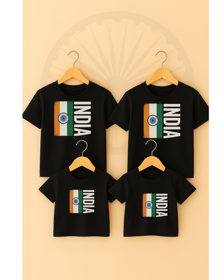 India Flag Family Matching T-Shirts – Limited Edition