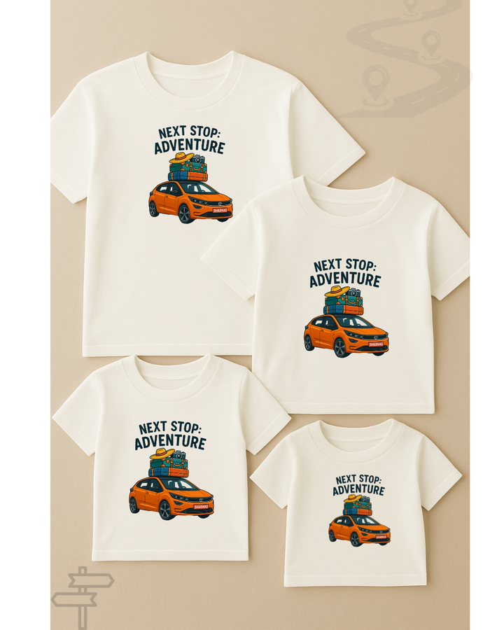 Next Stop: Adventure Family Travel T-Shirt Set – Matching Vacation Tees