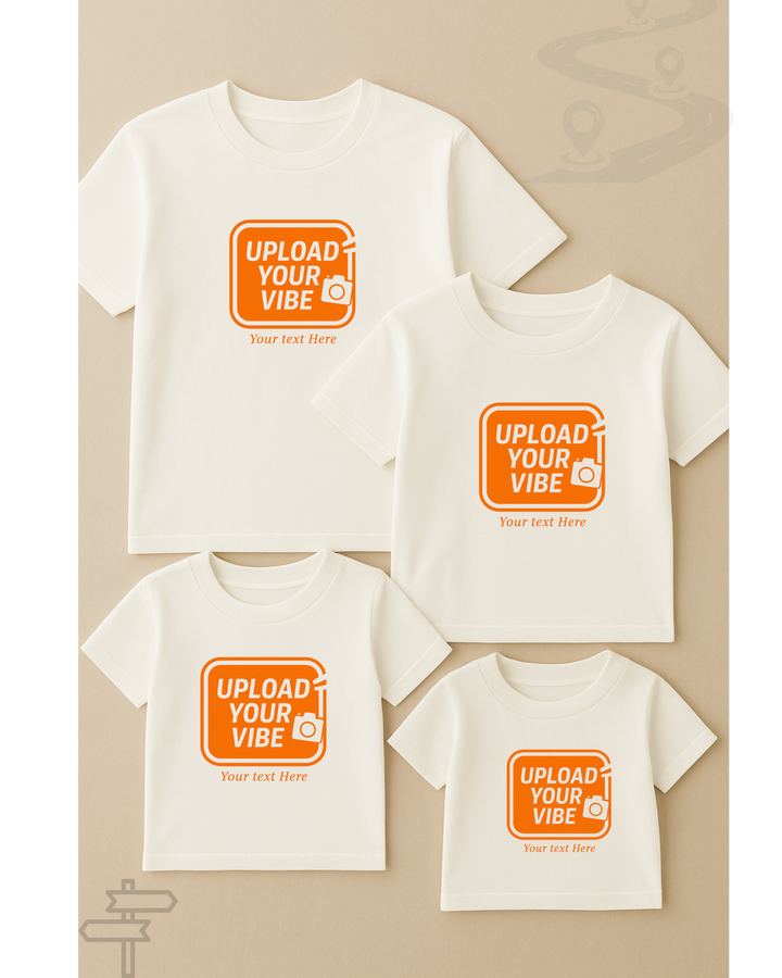 Custom Family Travel T-Shirts – Upload Your Vibe Matching Set