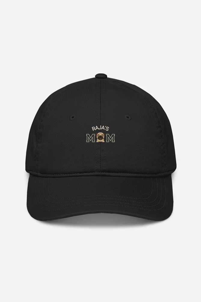 Pug MOM Embroidered Baseball Cap – Custom from Glamlittles