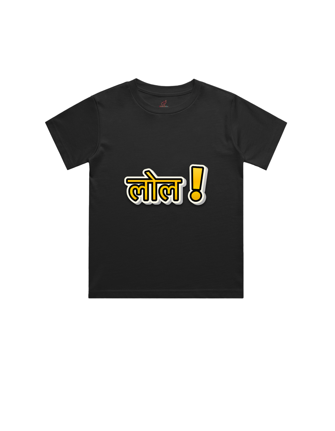 Fun & Playful Desi Tee – LOLz in Hindi Kids T-Shirt – Custom from Glamlittles