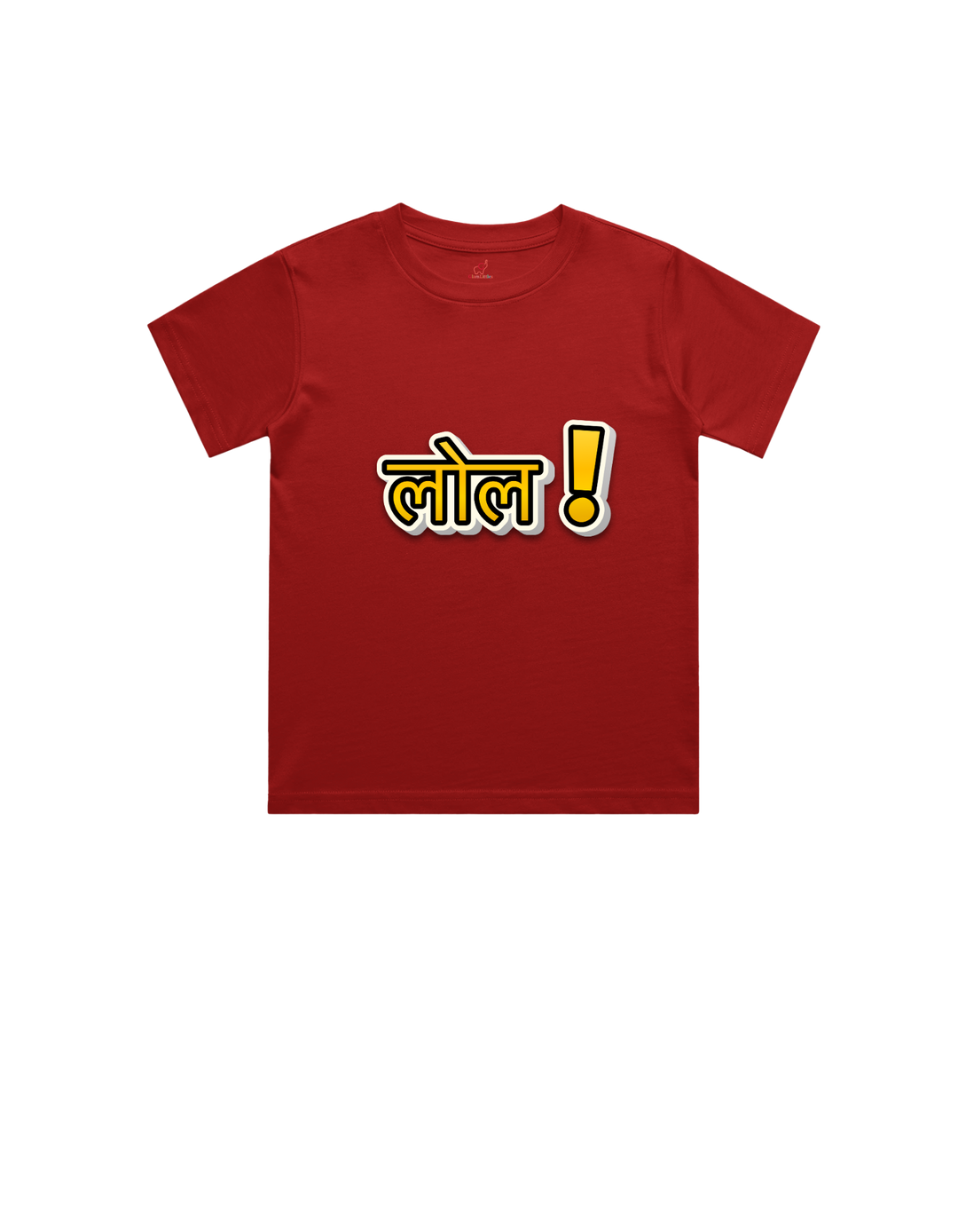 Fun & Playful Desi Tee – LOLz in Hindi Kids T-Shirt – Custom from Glamlittles