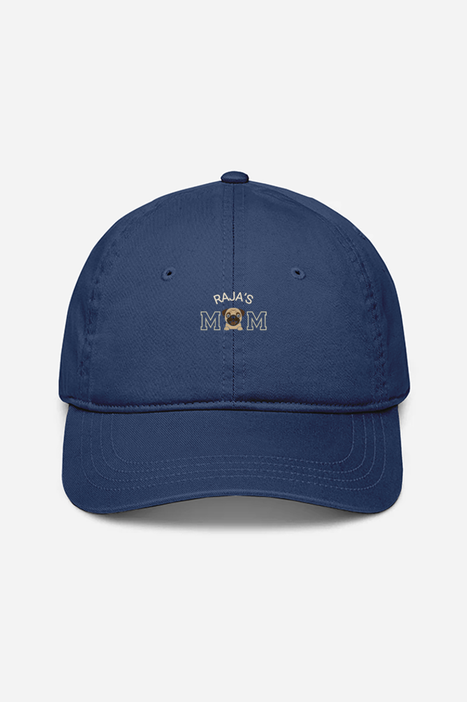 Pug MOM Embroidered Baseball Cap – Custom from Glamlittles