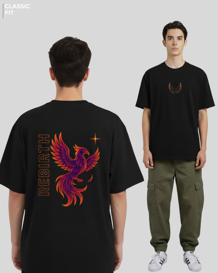 Rebirth Phoenix Oversized Unisex T-Shirt